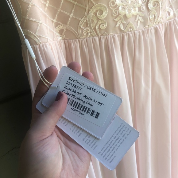 Beautiful Blush Pink Gown - Picture 4 of 4